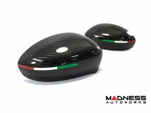 Alfa Romeo 4C Mirror Covers - Carbon Fiber - Full Replacements - GTA Style